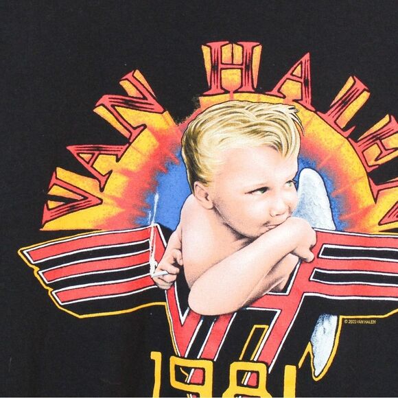 Van Halen 1984 Tour Tee Reissue Large - Picture 2 of 5